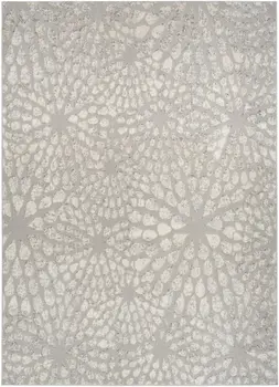 5' X 7' Gray Abstract Area Rug