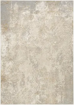 5' X 7' Gray Abstract Area Rug
