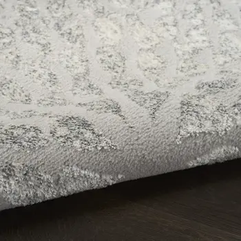 8' X 10' Gray Abstract Area Rug