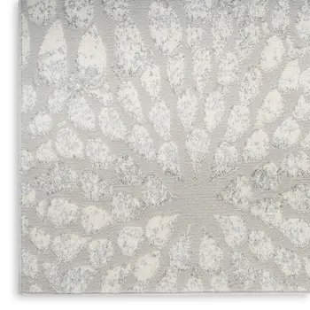 8' X 10' Gray Abstract Area Rug