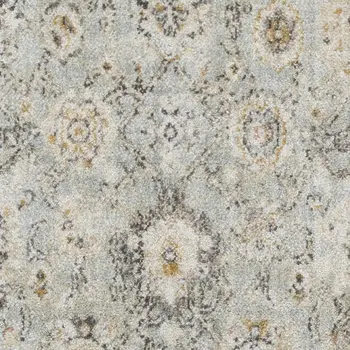 8' X 10' Gray Abstract Area Rug
