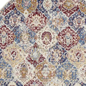8' X 10' Tan Abstract Power Loom Area Rug