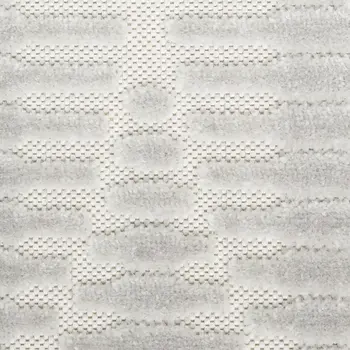 5' X 7' Gray Geometric Area Rug