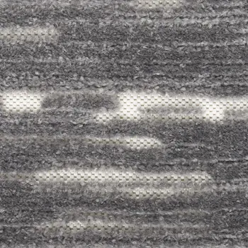 7' X 9' Gray Geometric Area Rug
