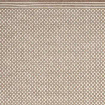 8' X 10' Brown Geometric Area Rug