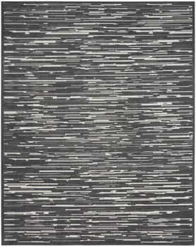 8' X 10' Gray Geometric Area Rug