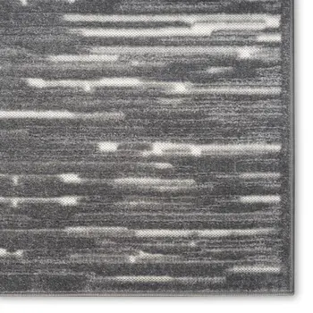 8' X 10' Gray Geometric Area Rug