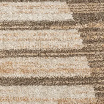 8' X 10' Ivory Geometric Area Rug