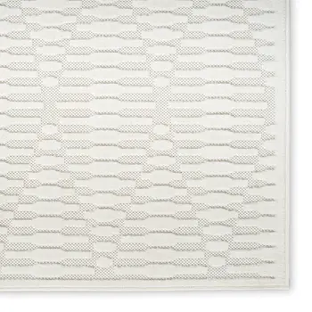 8' X 10' Ivory Geometric Area Rug