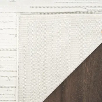 8' X 10' Ivory Geometric Area Rug