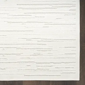 8' X 10' Ivory Geometric Area Rug