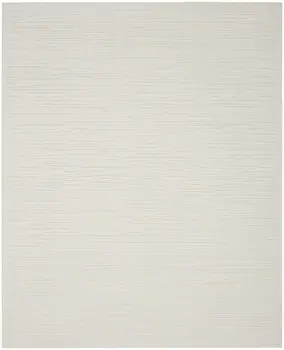 8' X 10' Ivory Geometric Area Rug