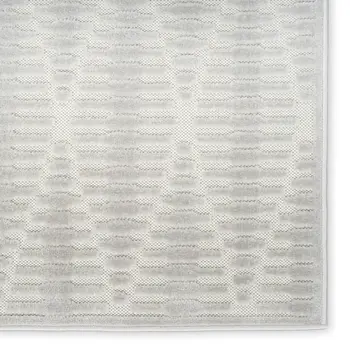 8' X 10' Gray Geometric Area Rug