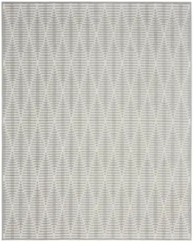 8' X 10' Gray Geometric Area Rug