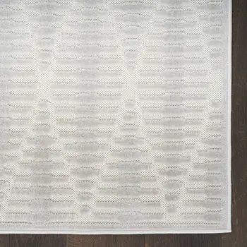 8' X 10' Gray Geometric Area Rug