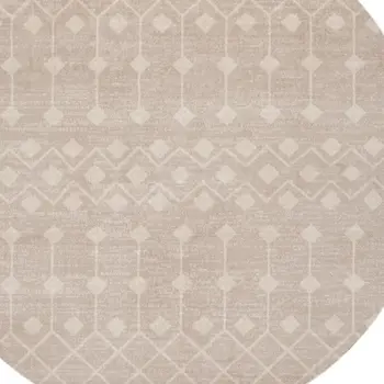 8' X 10' Gray Geometric Area Rug