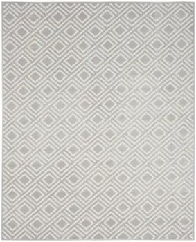 8' X 10' Gray Geometric Area Rug