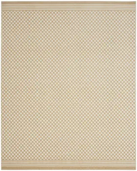8' X 10' Tan Geometric Area Rug