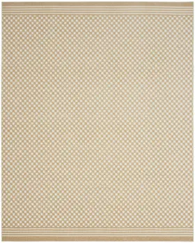 8' X 10' Tan Geometric Area Rug