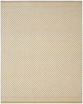 8' X 10' Tan Geometric Area Rug
