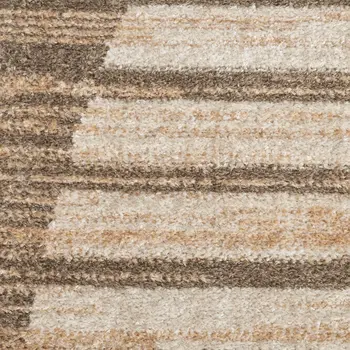 8' X 10' Tan Geometric Area Rug