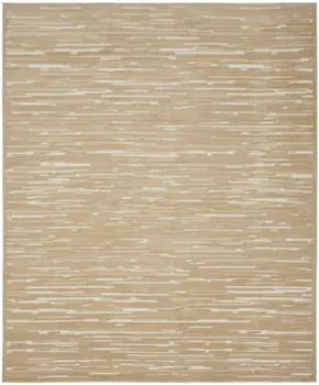 8' X 10' Tan Geometric Area Rug