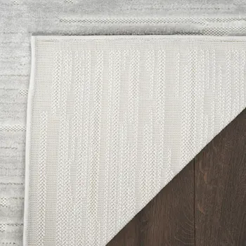 9' X 12' Gray Geometric Area Rug