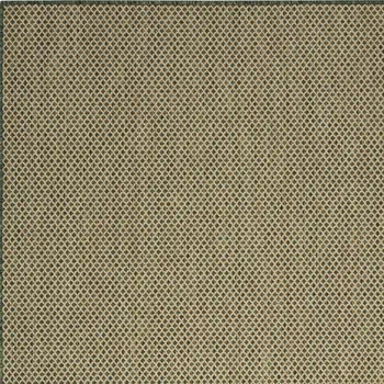 6' X 9' Green And Taupe Geometric Indoor Outdoor Area Rug