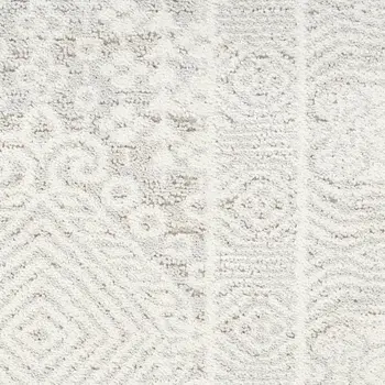 9' X 12' Blue Abstract Power Loom Area Rug