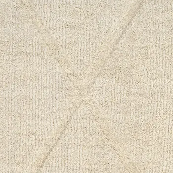 4' Beige Jute Hand Woven Square Rug