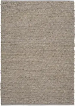 5' X 7' Gray Jute Hand Woven Area Rug