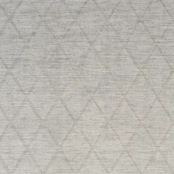 5' X 7' Gray Wool Geometric Area Rug