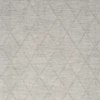 5' X 7' Gray Wool Geometric Area Rug