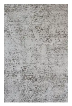 4' X 6' Cream and Beige Abstract Area Rug