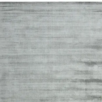 4' X 6' Silver And Gray Abstract Hand Woven Area Rug