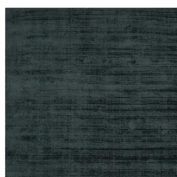 8' X 10' Charcoal And Black Abstract Hand Woven Area Rug