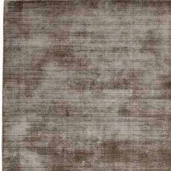 5' X 8' Brown And Gray Abstract Hand Woven Area Rug