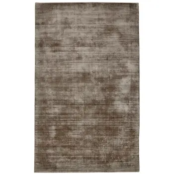 10' X 14' Brown And Gray Abstract Hand Woven Area Rug