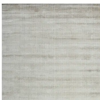 5' X 8' Ivory And Gray Abstract Hand Woven Area Rug