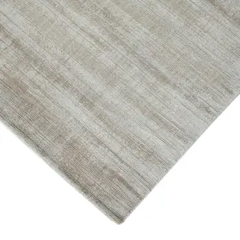 8' X 10' Ivory And Gray Abstract Hand Woven Area Rug