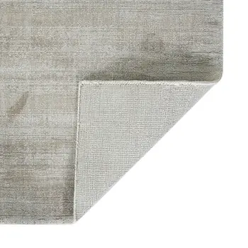8' X 10' Ivory And Gray Abstract Hand Woven Area Rug