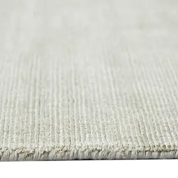 2' X 3' Sand And Ivory Abstract Hand Woven Area Rug