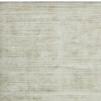 10' X 14' Sand And Ivory Abstract Hand Woven Area Rug