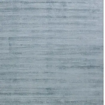 4' X 6' Light Blue And Dark Blue Striped Hand Woven Area Rug