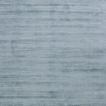 5' X 8' Light Blue And Dark Blue Striped Hand Woven Area Rug