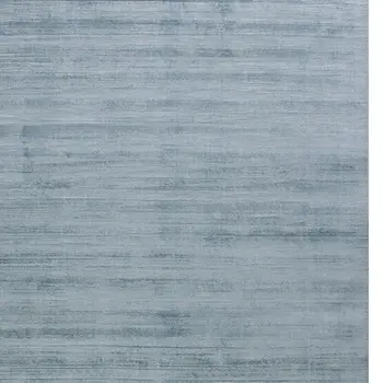 10' X 14' Light Blue And Dark Blue Striped Hand Woven Area Rug