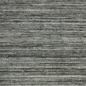 4' X 6' Gray And Black Wool Striped Hand Woven Area Rug