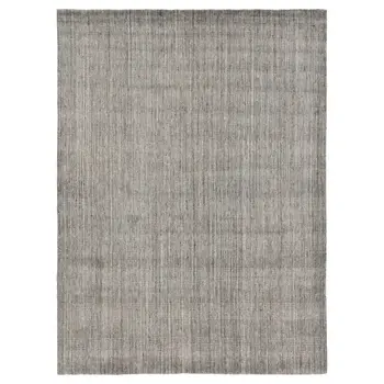 2' X 3' Gray And Light Brown Wool Abstract Hand Woven Area Rug
