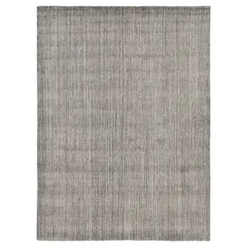 2' X 3' Gray And Light Brown Wool Abstract Hand Woven Area Rug