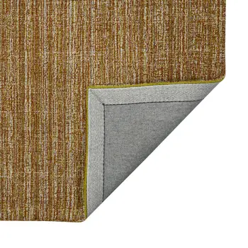 9' X 12' Ivory And Rust Wool Striped Hand Tufted Area Rug